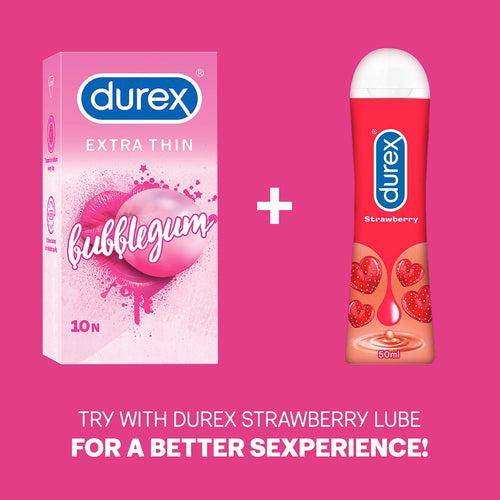 Durex Bubblegum Flavoured - 20 Condoms, 10s(Pack of 2)