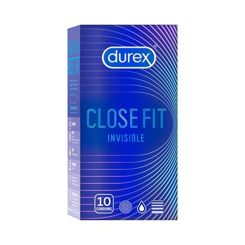 Durex Close Fit Invisible - 10 Condoms, 10s (Pack of 1)