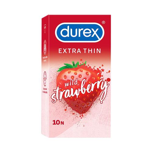 Durex Wild Strawberry - 20 Condoms, 10s(Pack of 2)