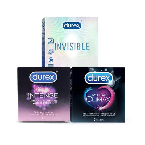 Durex Mutual Intense Combo - 9 Condoms