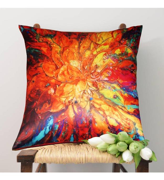 Lushomes cushion covers 16 inch x 16 inch, cusion covers for sofa 16" 16 Printed Pallate Cushion Cover boho cushion covers (16 x 16 inches, Single pc)