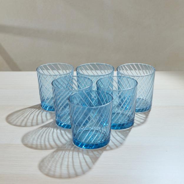 Set of 6 Palermo Tumbler - Blue