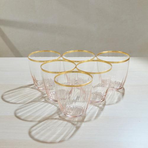 Set of 6 Soho Tumbler - Salmon