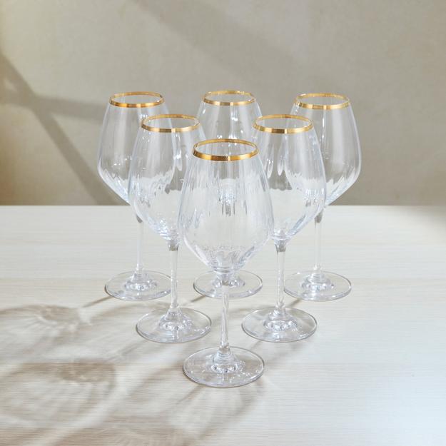 Set of 6 Soho Wine Glass - Clear