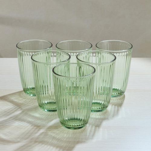 Set of 6 Splendid Tumbler - Green