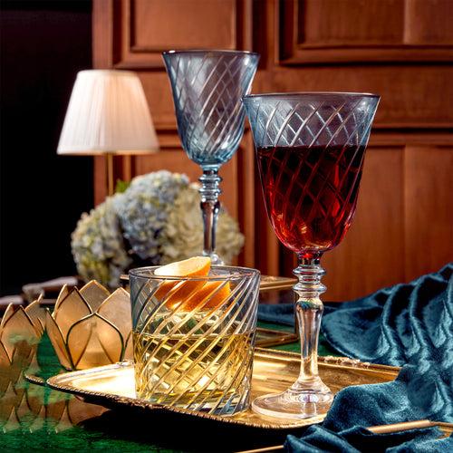 Set of 6 Palermo Wine Glass - Blue