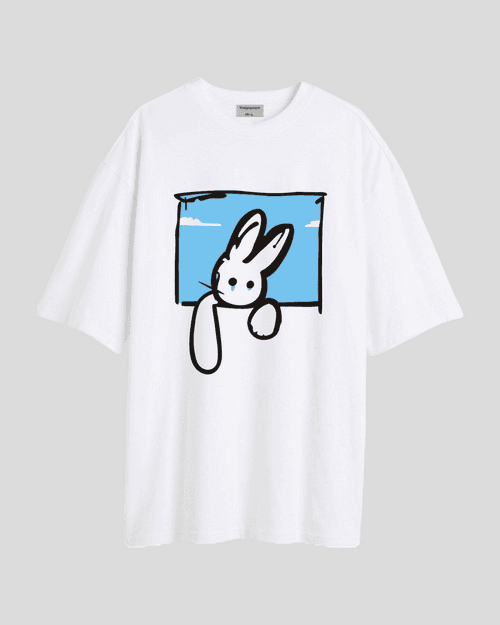 Sad Rabbit - Oversized T-shirt