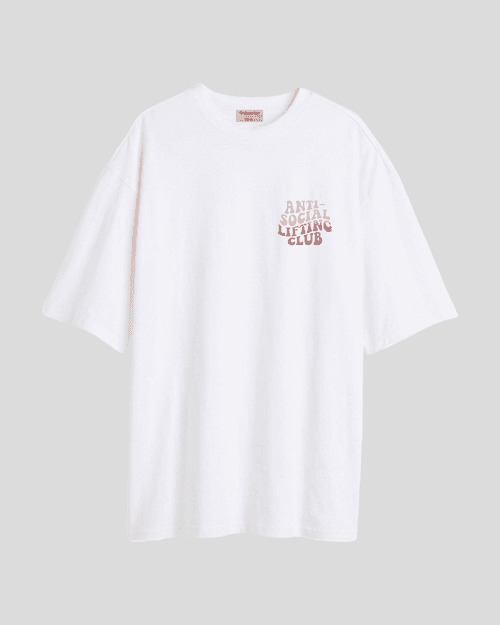 Anti social lifting club - Oversized T-shirt