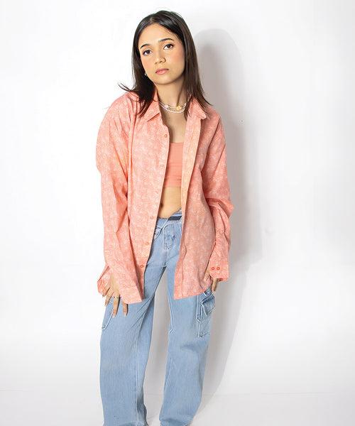 Peach fizz - Oversized Shirt