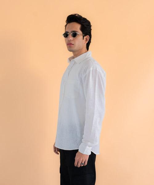 White full sleeves - Oversized Shirt