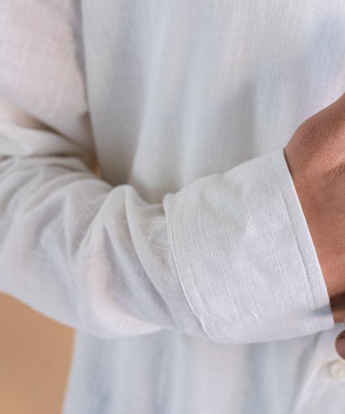 White full sleeves - Oversized Shirt