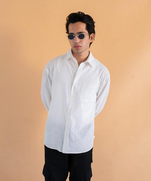 White full sleeves - Oversized Shirt