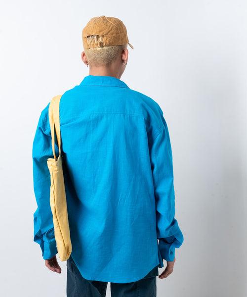 Azure blue full sleeves - Oversized Shirt