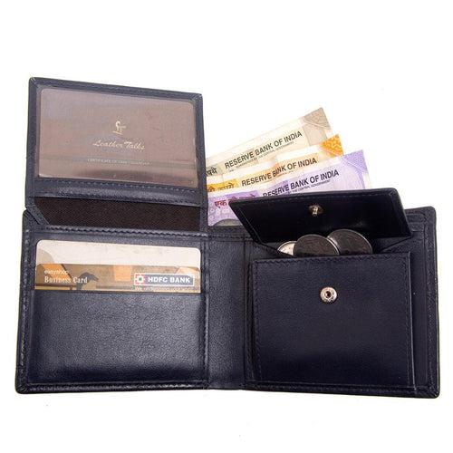 Great Dane | Genuine Leather Wallet & Belt Combo | Colour: Blue