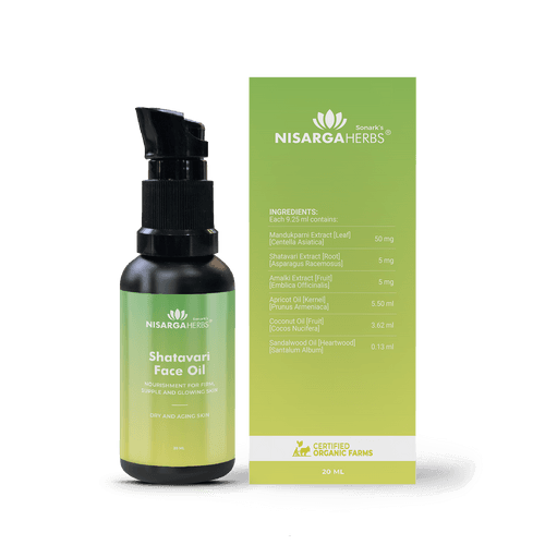 Shatavari Face Oil - Ayurvedic facial oil for healthier, younger-looking skin