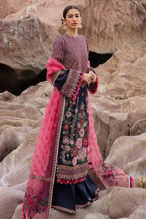 Mohsin Naveed Ranjha Festive Lawn 24/Jal Pari/Navy Blue