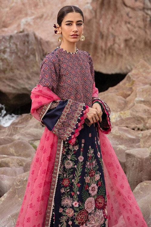 Mohsin Naveed Ranjha Festive Lawn 24/Jal Pari/Navy Blue