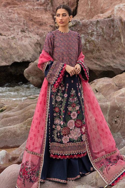 Mohsin Naveed Ranjha Festive Lawn 24/Jal Pari/Navy Blue