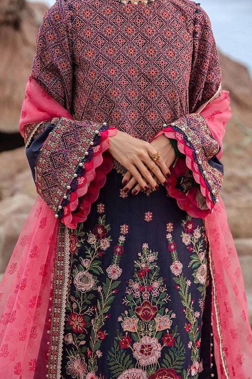 Mohsin Naveed Ranjha Festive Lawn 24/Jal Pari/Navy Blue