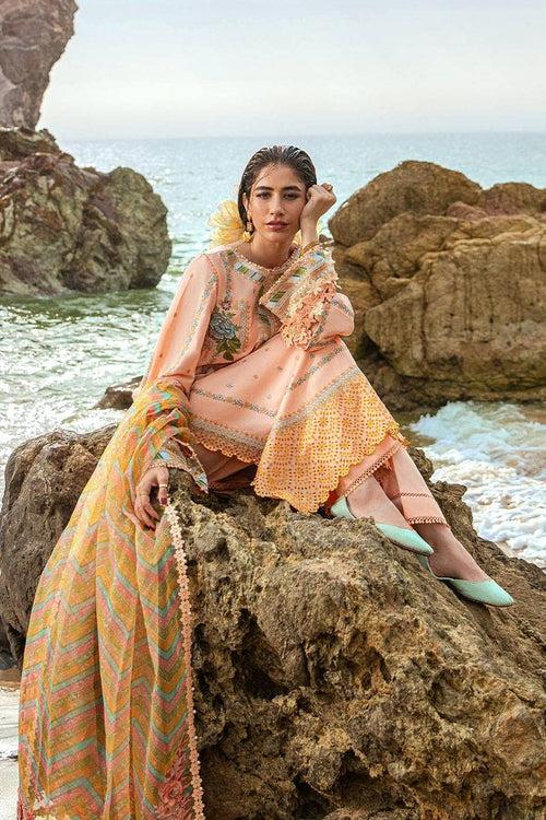 Mohsin Naveed Ranjha Festive Lawn 24/Rani/Peach Pink