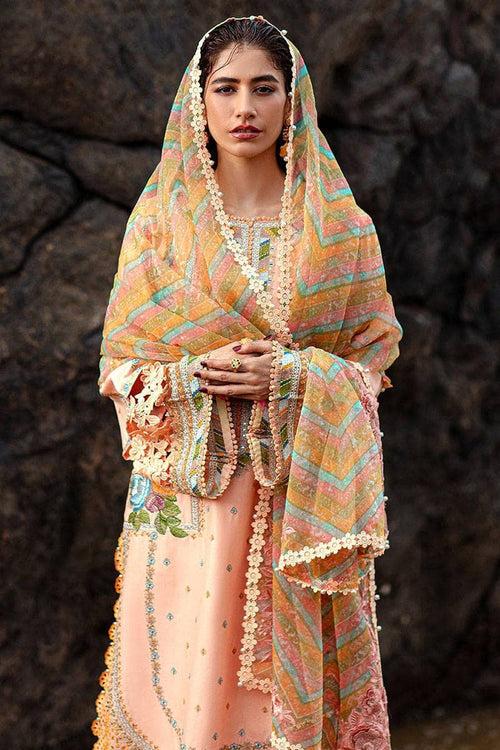 Mohsin Naveed Ranjha Festive Lawn 24/Rani/Peach Pink