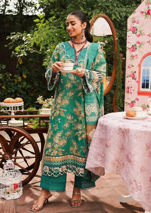 Elaf Prints 24 Lawn/Vol 2/EEP-04B - Chic Teal