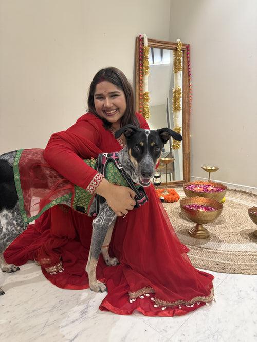 Diksha in Red Dress