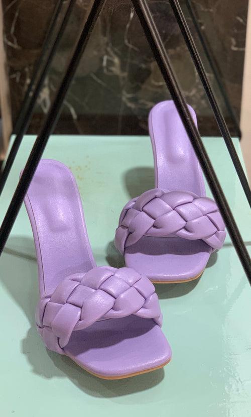 Lilac Braided heels