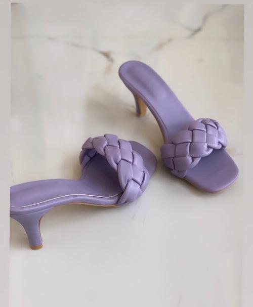 Lilac Braided heels