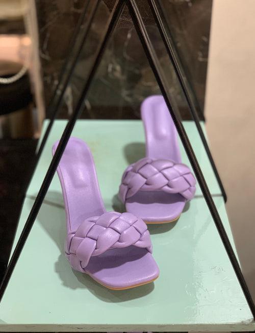 Lilac Braided heels