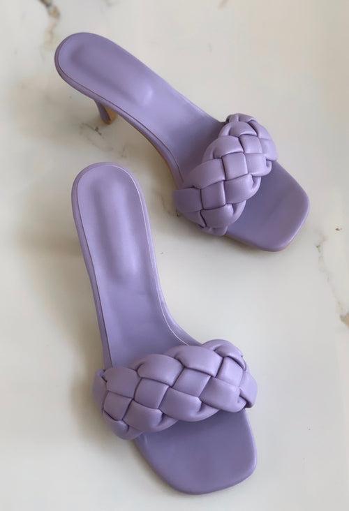 Lilac Braided heels