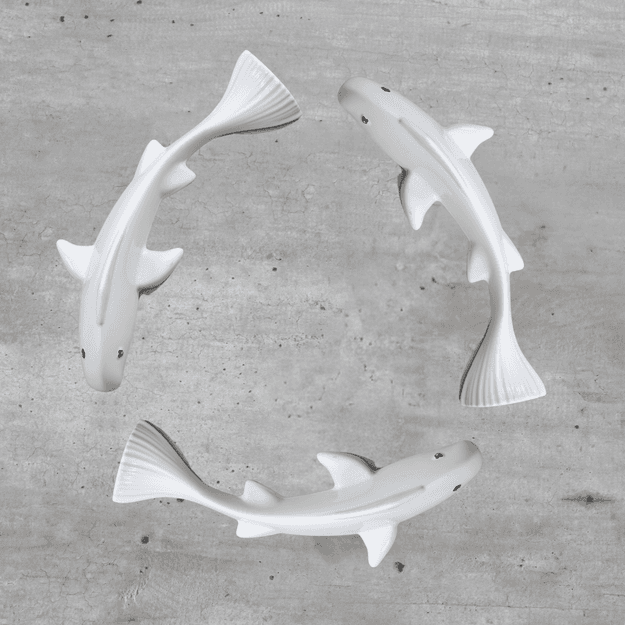 Fin Folk - Carp Fish Outdoor Wall Décor (Set of 3)