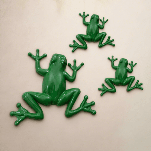 Leaper Frog -  Garden Wall Décor (Set of 3)