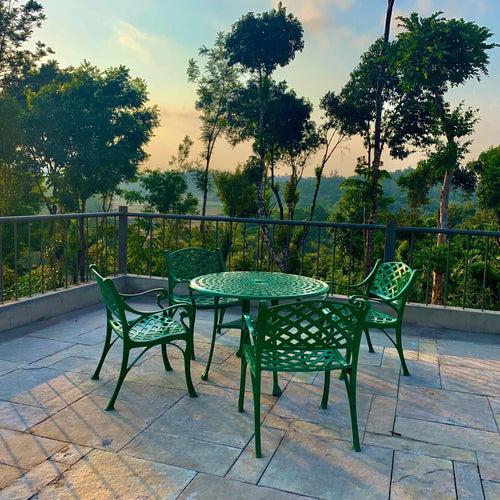 Orion Outdoor Set of 1Table with 4Chairs