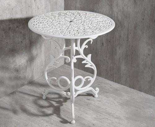 Vela Small Flower Aluminium Table