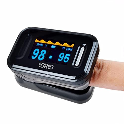 Buy 1 Get 1 Free - iGRiD Upper Arm Blood Pressure Monitor + iGRiD Fingertip Pulse Oximeter