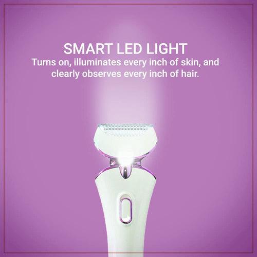 iGRiD Easy Breezy Electric Shaver for Women | Body Hair Removal for Legs and Underarms | BD-IG-1097 |