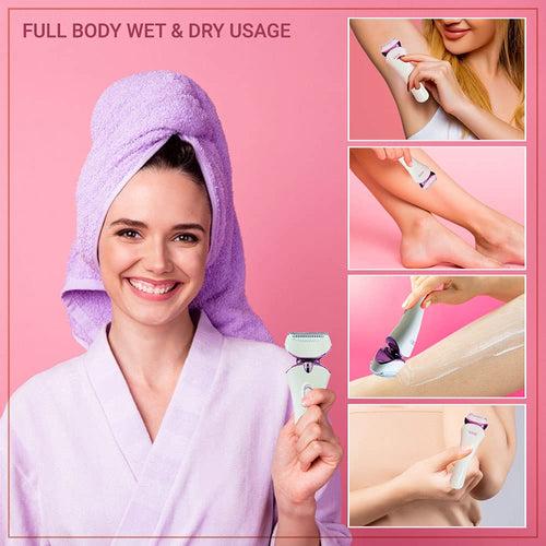 iGRiD Easy Breezy Electric Shaver for Women | Body Hair Removal for Legs and Underarms | BD-IG-1097 |