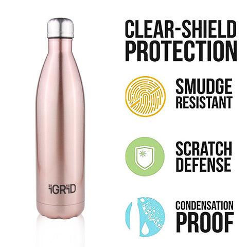 iGRiD Double Wall Stainless Steel Leak-Proof Water Bottle 1000ML-Gold|ST1LG|