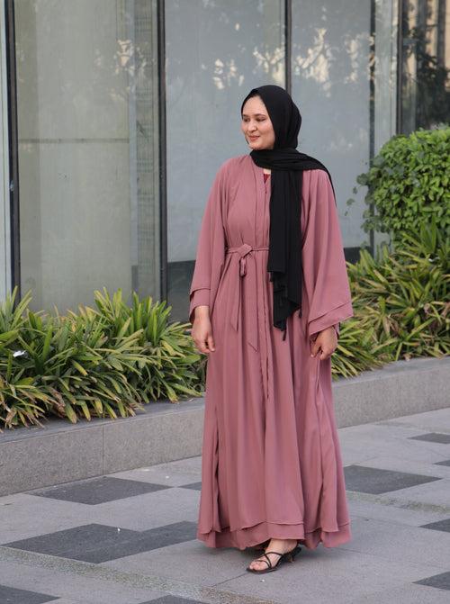 Powder Pink Abaya