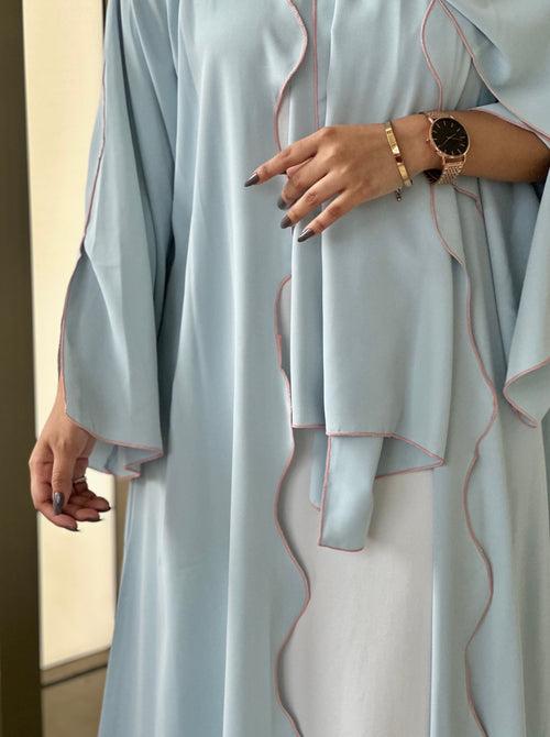 Nawal Abaya - Blue (Comes with hijab)