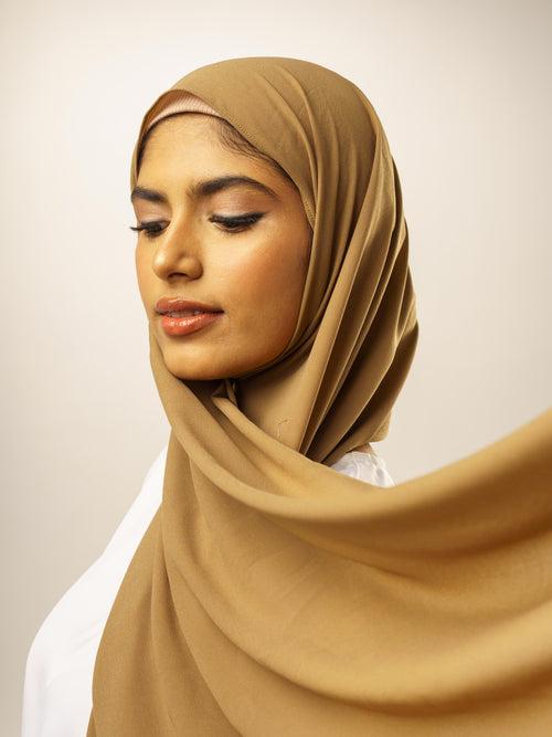 Malaysian Georgette Hijab Mushroom