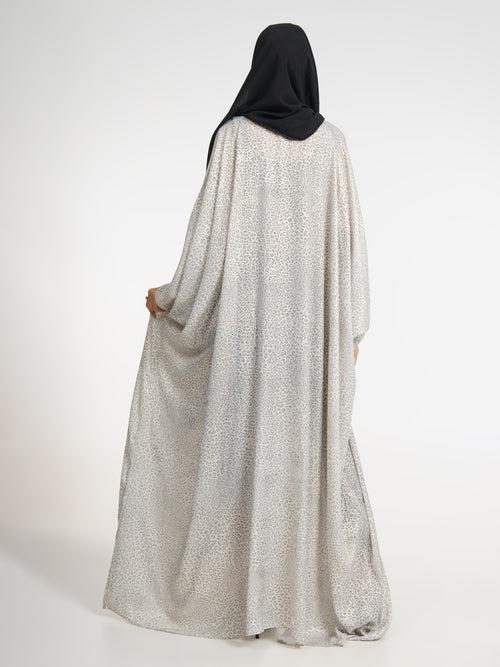 Fahd Printed Kaftan Abaya