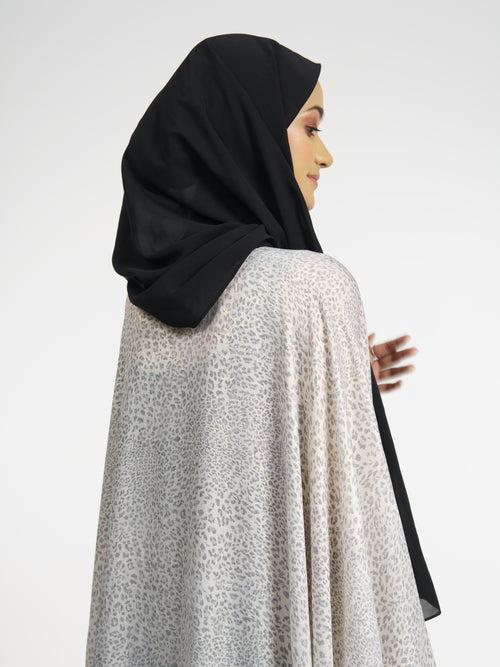 Fahd Printed Kaftan Abaya