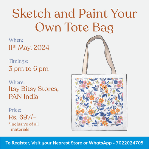 Sketch and Paint Your Own Tote Bag
