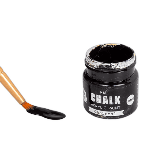 Home Decor Chalk Paint Charcoal 20ml Bottle