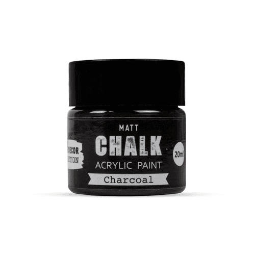 Home Decor Chalk Paint Charcoal 20ml Bottle