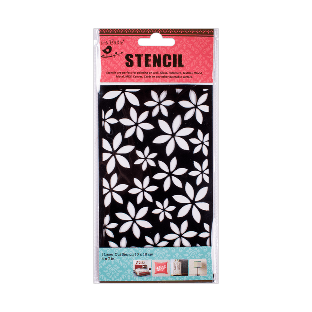 Stencil Star Jasmine 4in x7 in 1pc