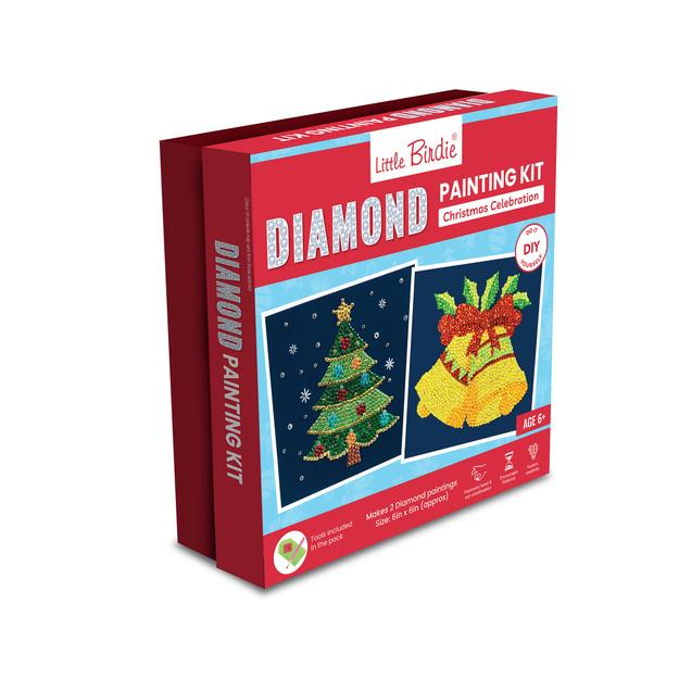 Christmas DIY Diamond Painting Kit - Christmas Celebration, 1 Box