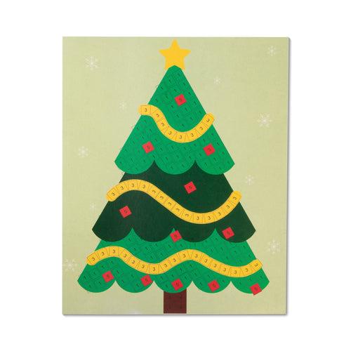 Christmas DIY Peel And Stick Mosaic Art Decor Kit - Christmas Tree, 1 Box